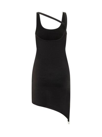 Courrèges Courrèges Asymmetrical Black Dress