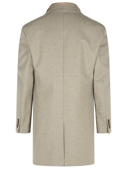 Fay 'Easy' Beige Polyamide Coat