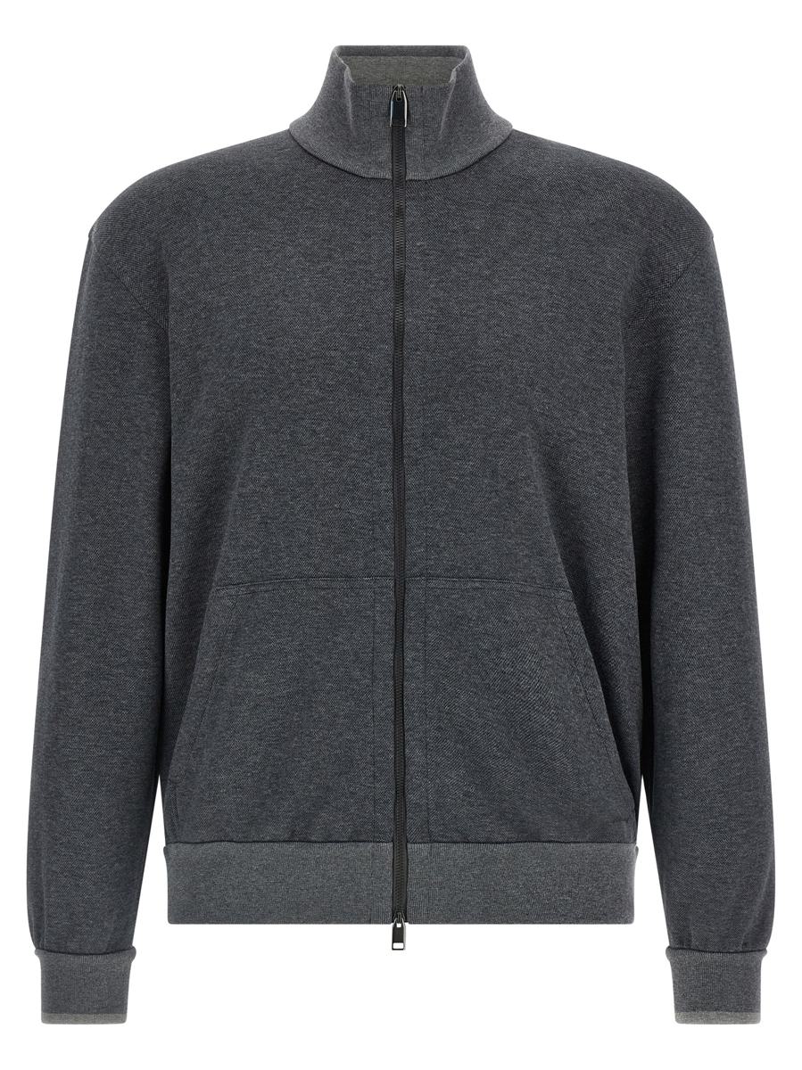 Brioni Piqué Cotton Sweatshirt