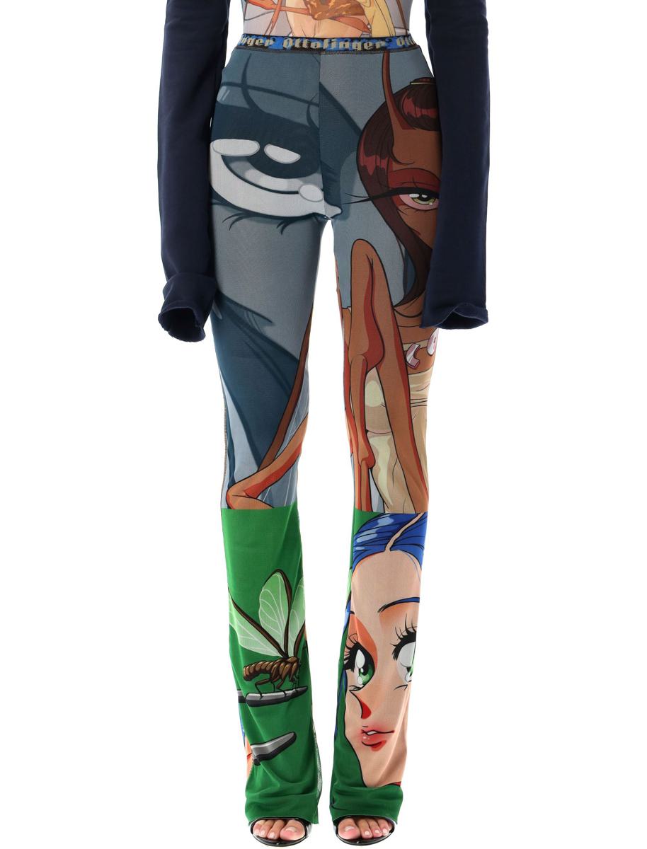 Ottolinger Julien Ceccaldi Multicolor Printed Pants