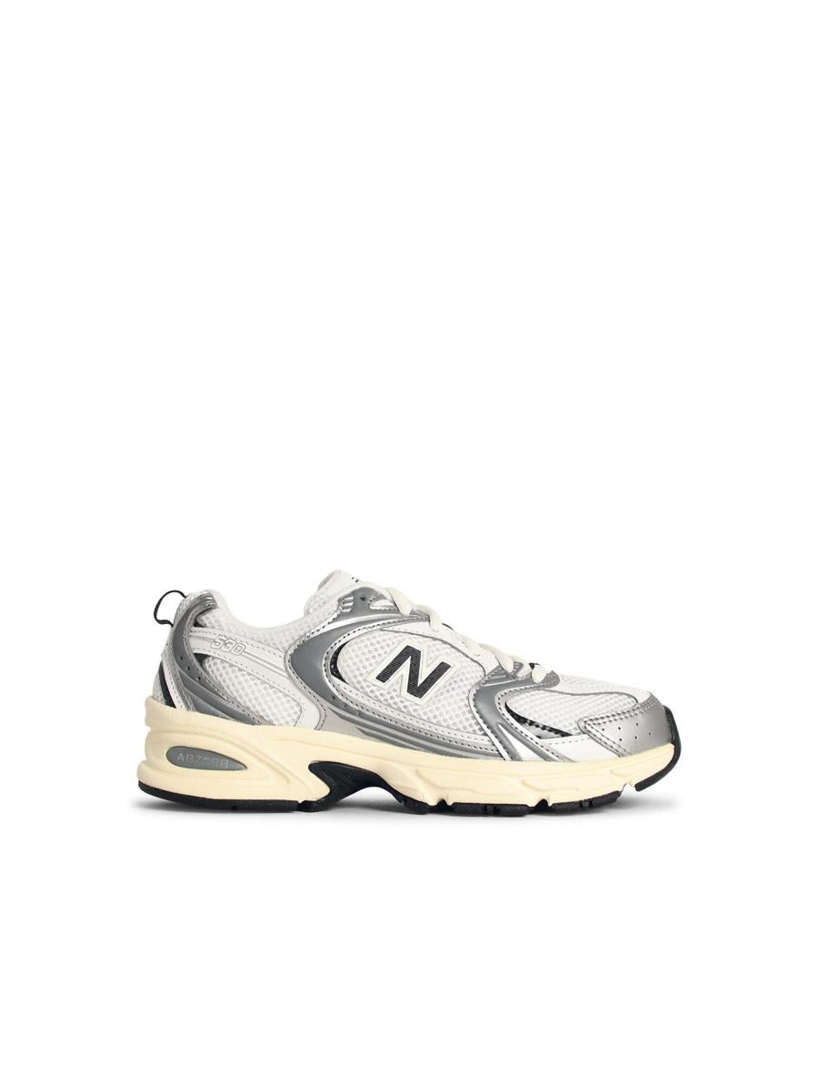 New Balance '530' White Fabric Sneakers