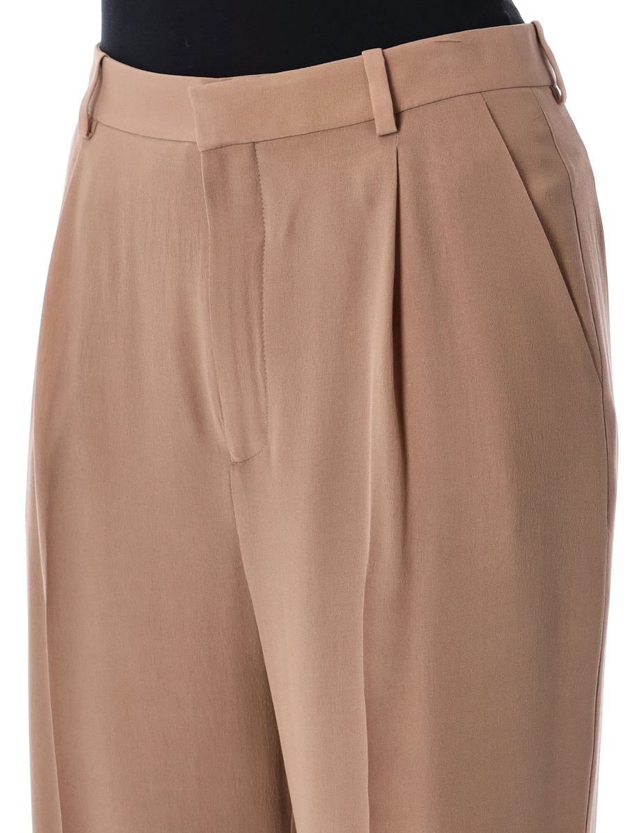 Saint Laurent Silk Crepe Pants