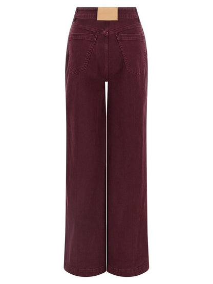 Nude Wide Leg Jeans