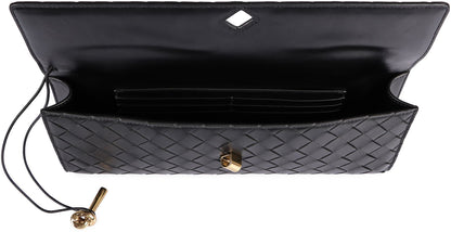 Bottega Veneta Andiamo Leather Clutch