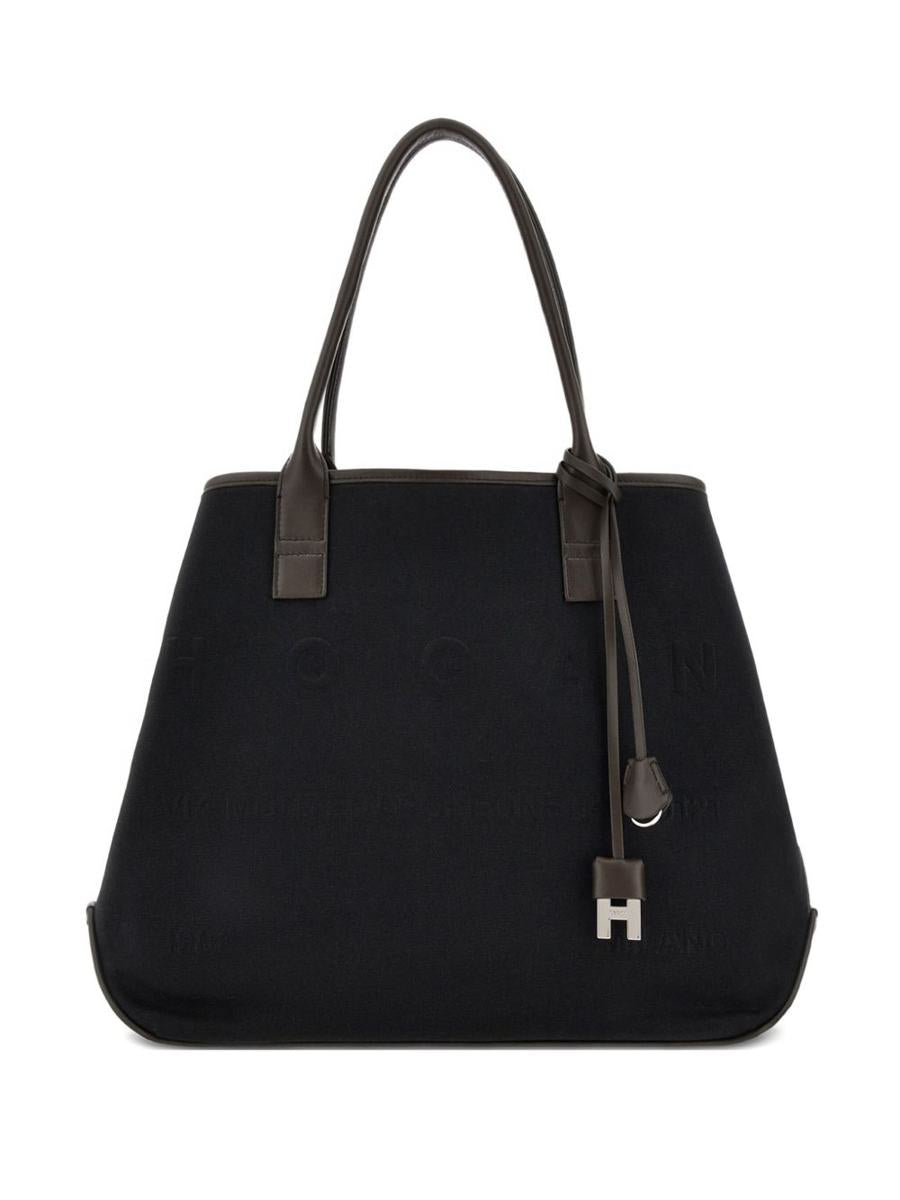 Hogan Script Medium Canvas Tote
