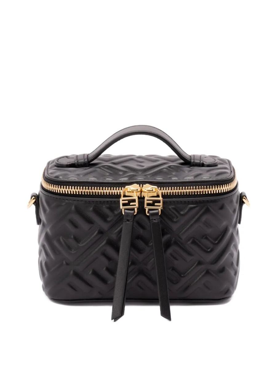 Fendi Vanity Nappa Leather With Ff Motif Bags