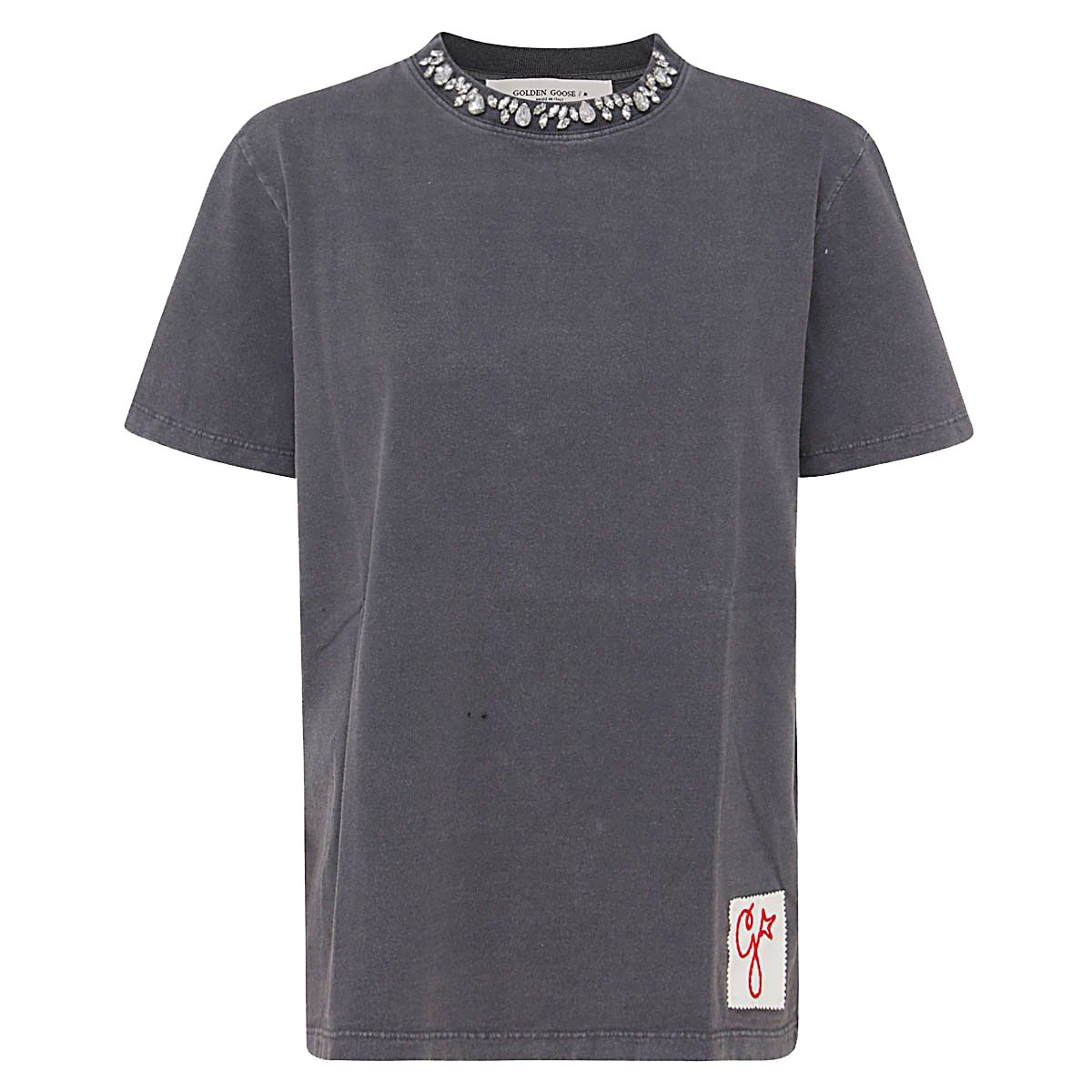 Golden Goose Crystal-Embellished T-Shirt Clothing