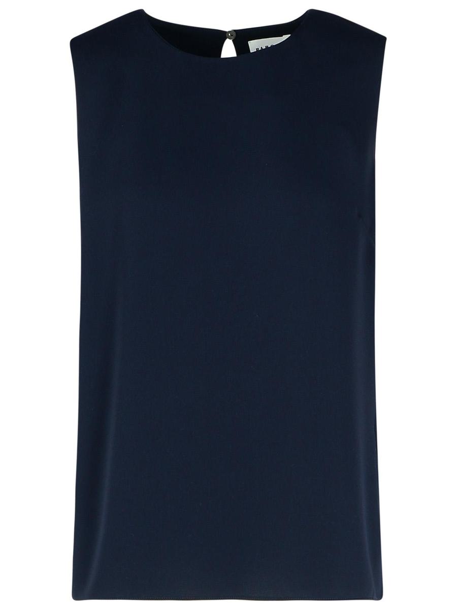 P.A.R.O.S.H. Blue Polyester Blouse