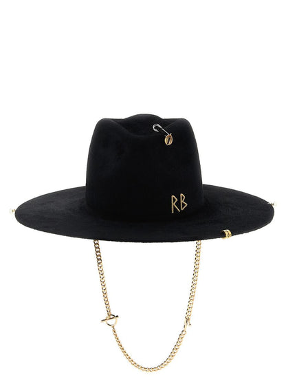Ruslan Baginskiy 'Chain Strap Fedora' Hat