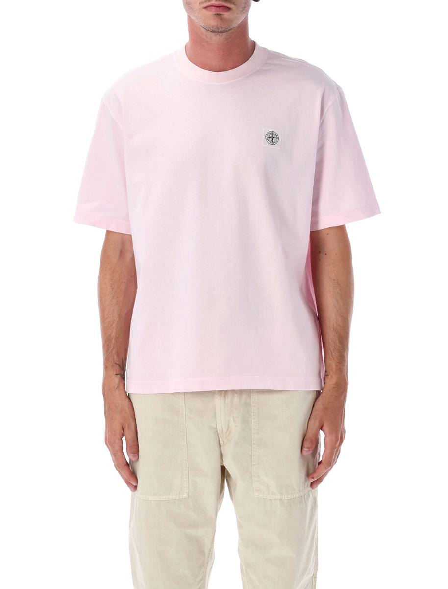 Stone Island Compass Patch Cotton T-Shirt