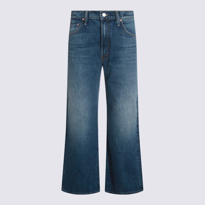 Mother Blue Cotton Denim Jeans