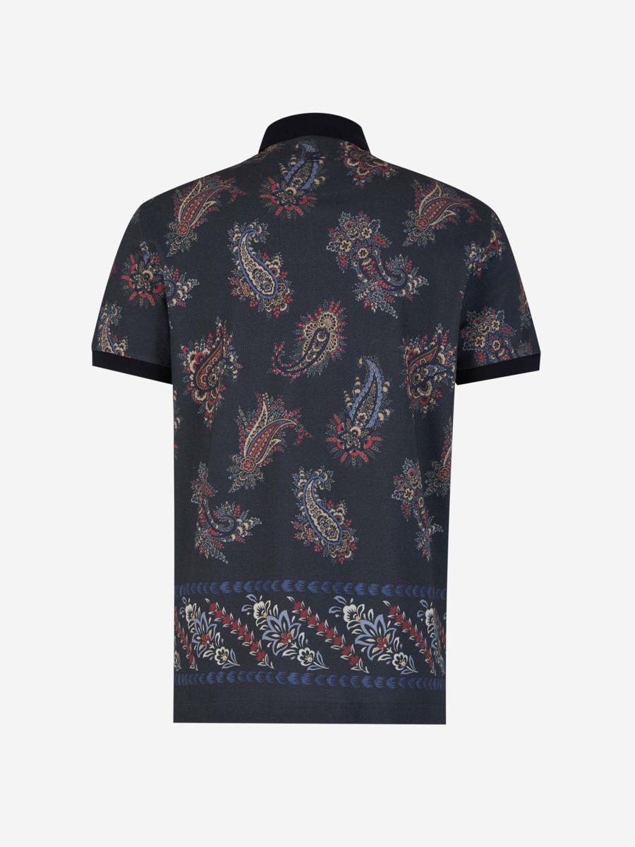 Etro Paisley Motif Polo
