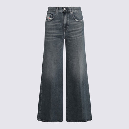 Diesel Blue Cotton Denim Jeans