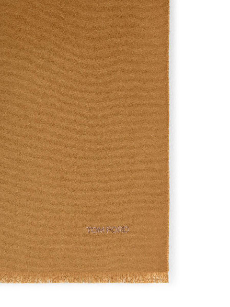 Tom Ford Brown Cashmere Scarf