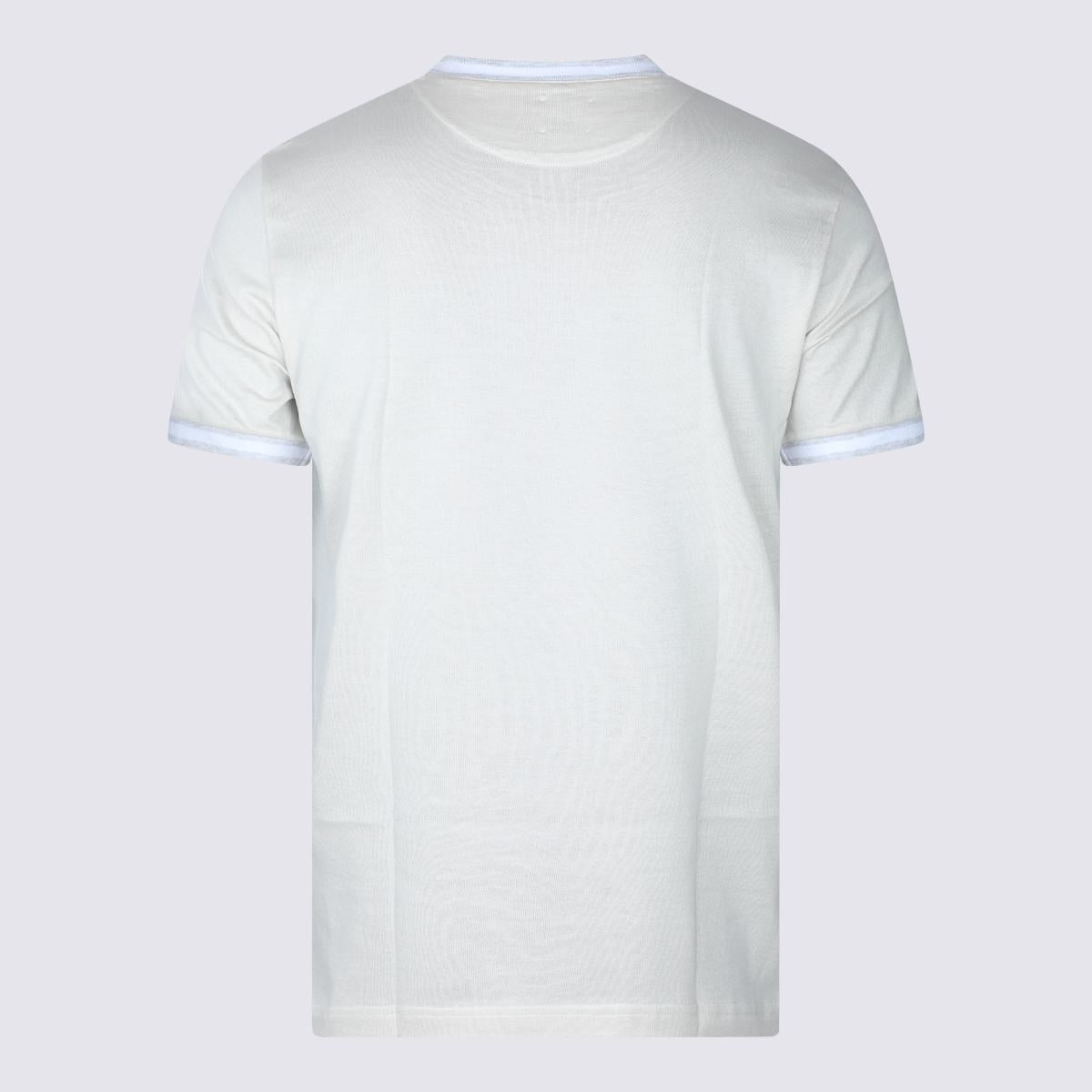 Eleventy Beige And Grey T-Shirt