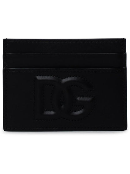 Dolce & Gabbana Black Leather Card Holder