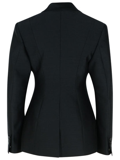 DSQUARED2 'Dan' Black Virgin Wool Blend Blazer