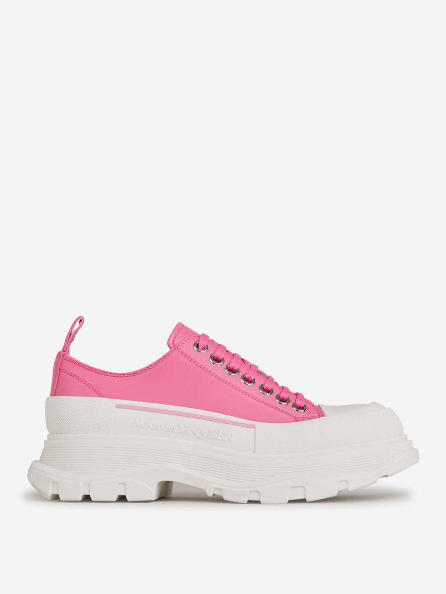 Alexander McQueen Smooth Leather Sneakers