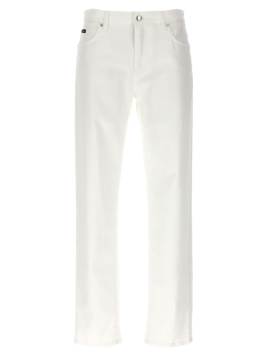 Dolce & Gabbana Logo Plaque Jeans