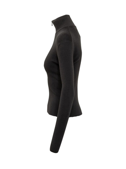 Courrèges Black Courrèges Turtleneck Sweater