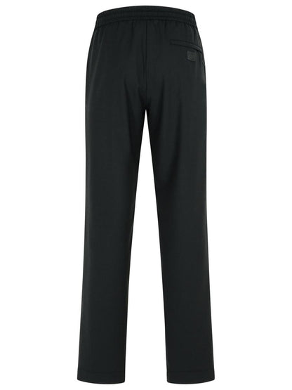 Dolce & Gabbana Black Wool Blend Pants