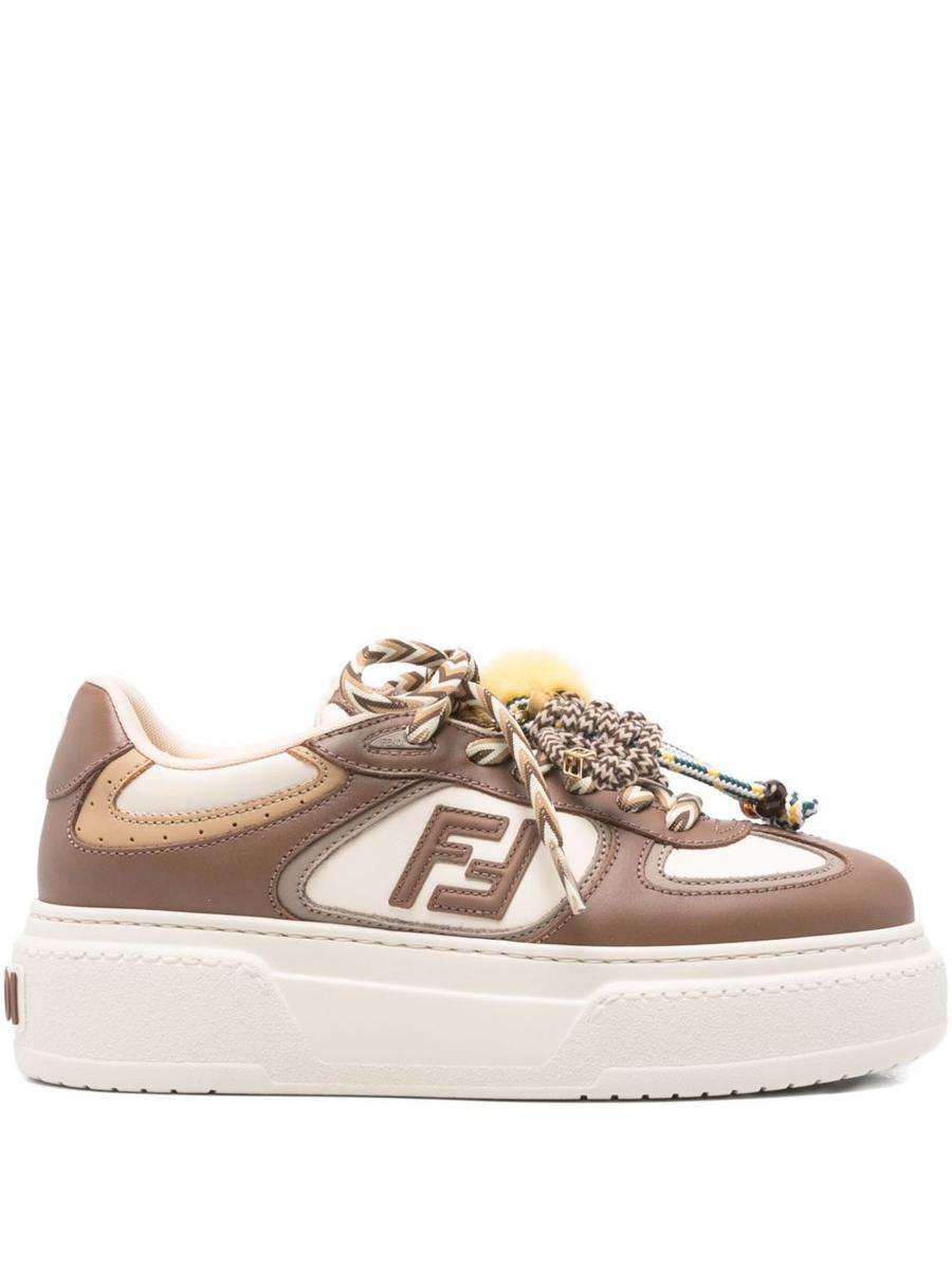 Fendi Fendi Match Charm Embellished Sneakers
