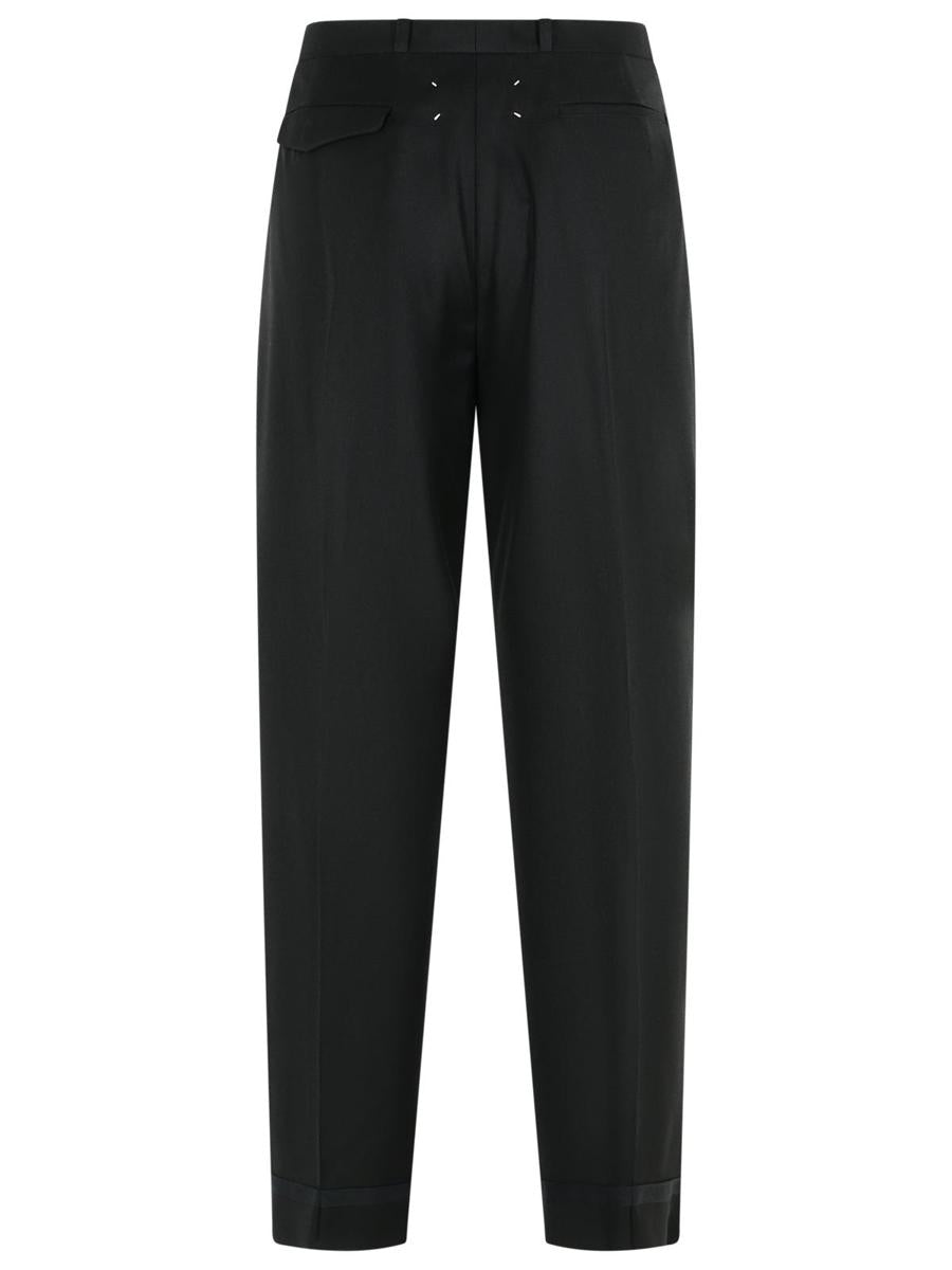 Maison Margiela Black Virgin Wool Trousers