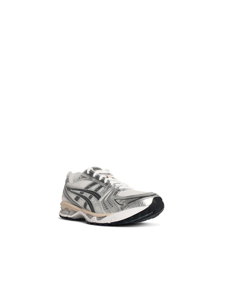 Asics 'Gel-Kayano 14' Sneakers In White And Silver Technical Fabric Blend