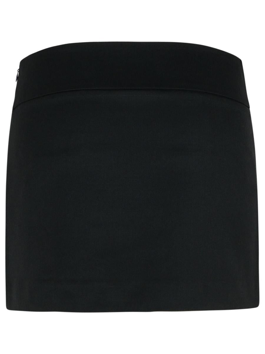 Diesel 'Dixy' Black Polyester Blend Miniskirt
