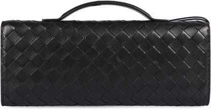 Bottega Veneta Andiamo Leather Clutch