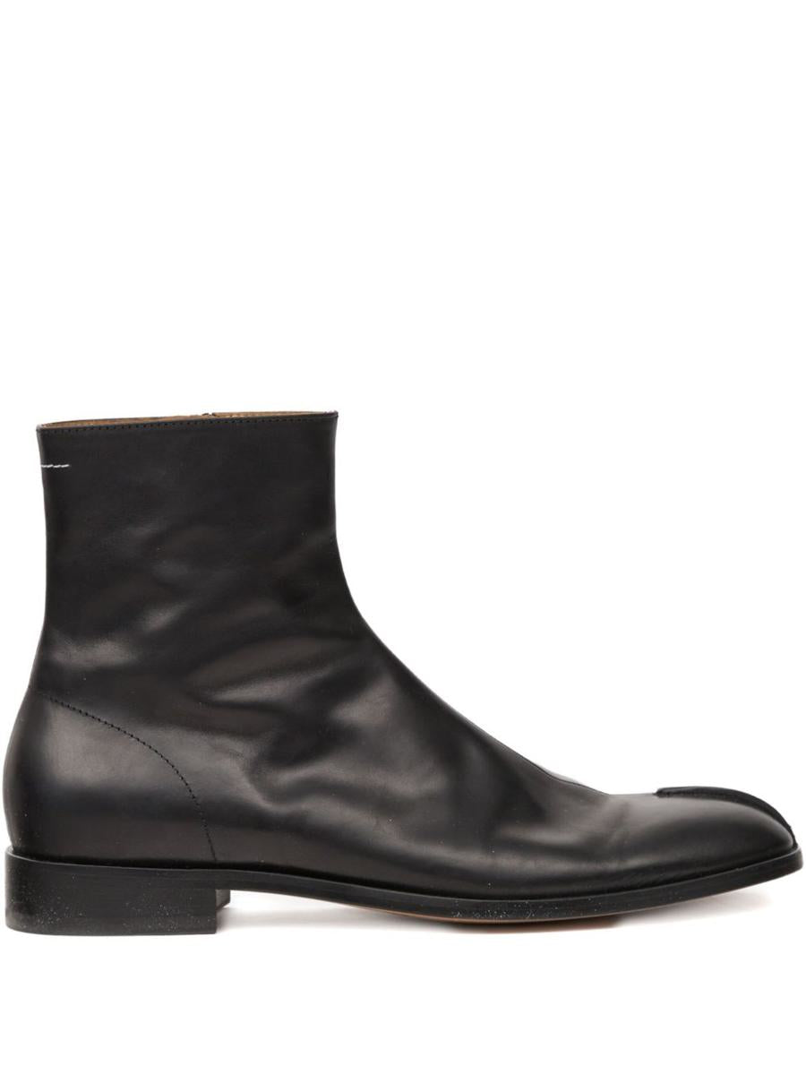 MM6 Maison Margiela Leather Ankle Boots