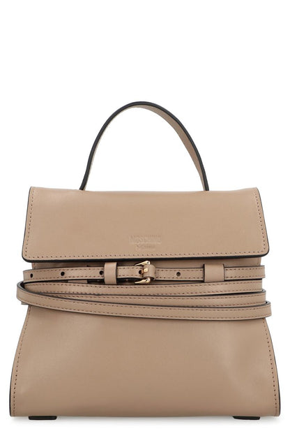 Moschino Moschino Tie Me Small Leather Handbag