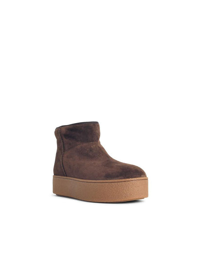Hogan Brown Suede Ankle Boots