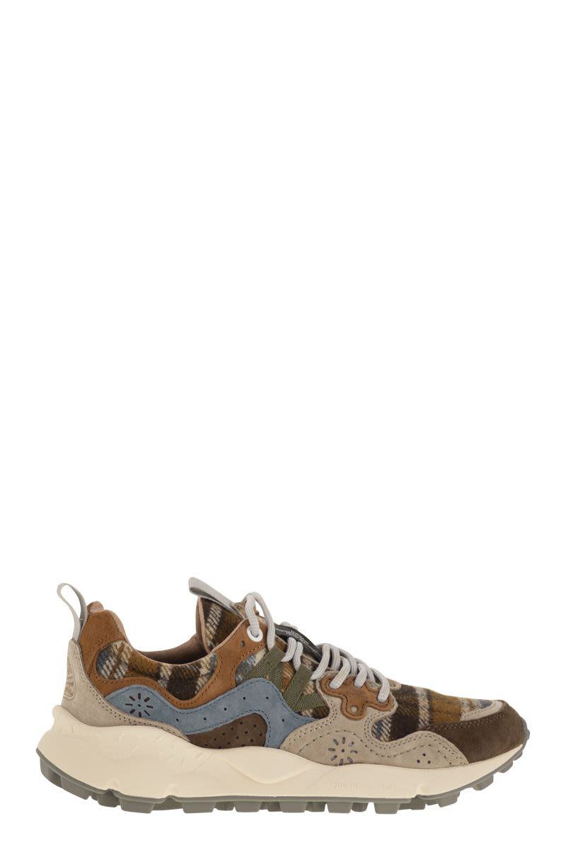 Flower Mountain Yamano 3 - Suede And Wool Sneakers