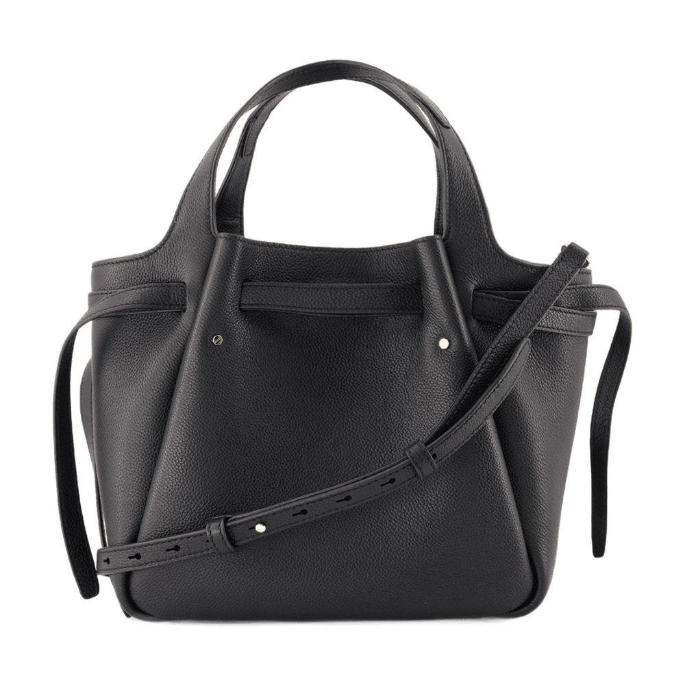 Tory Burch Romy Pebbled Satchel Purse