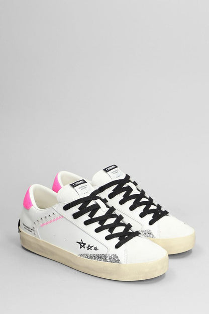 Crime London Distressed Sneakers