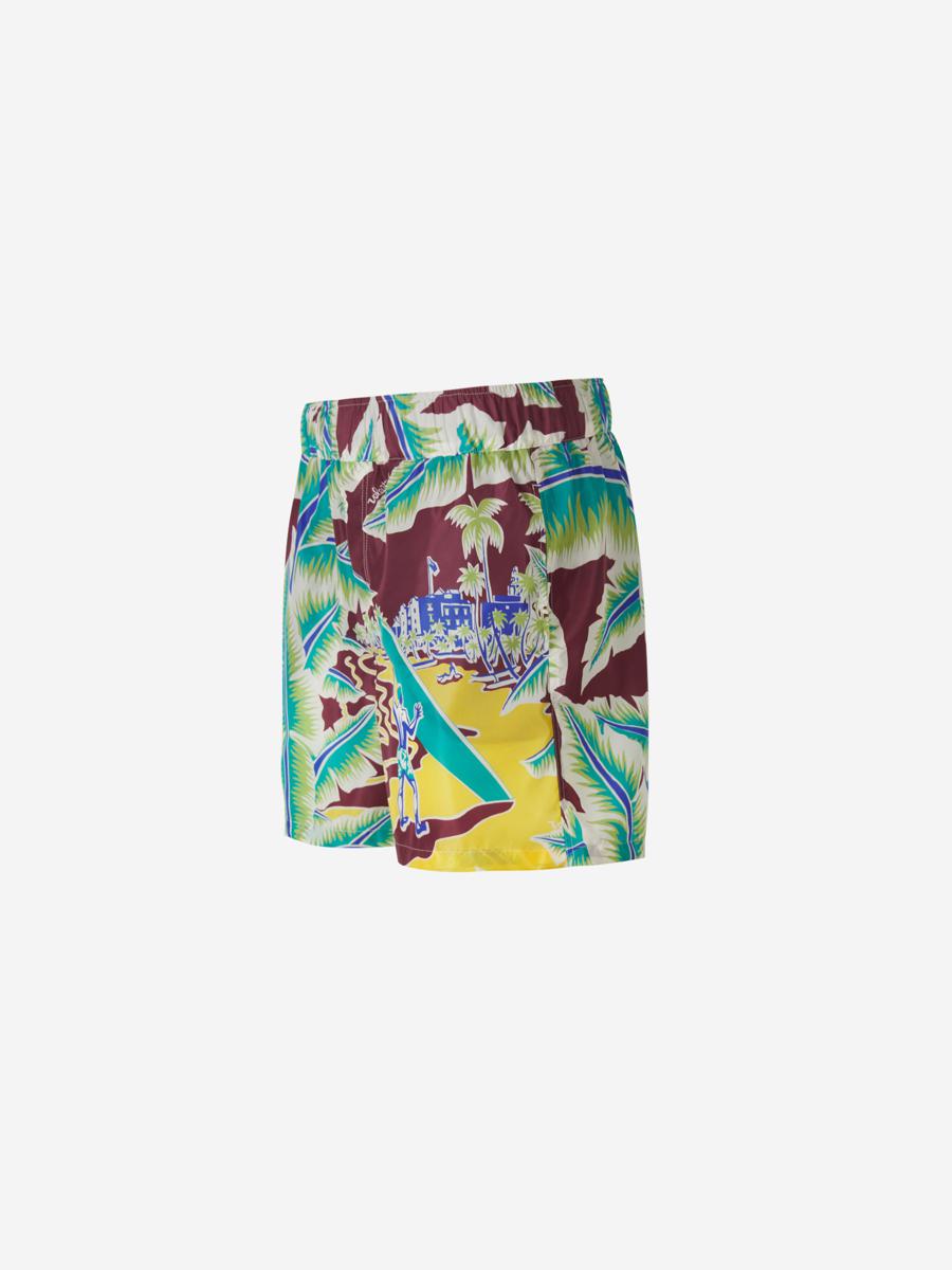 Valentino Garavani Floral Motif Swim Shorts
