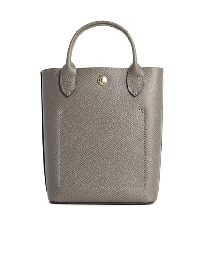 Longchamp 'Xs Epure' Where Grey Leather Bag