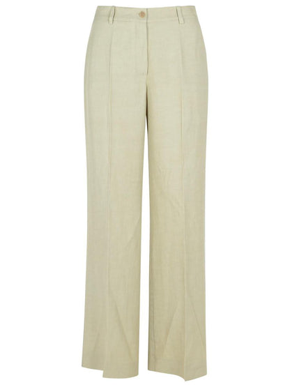 P.A.R.O.S.H. Beige Viscose Blend Trousers