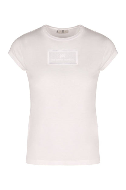 Elisabetta Franchi Logo Print T-Shirt