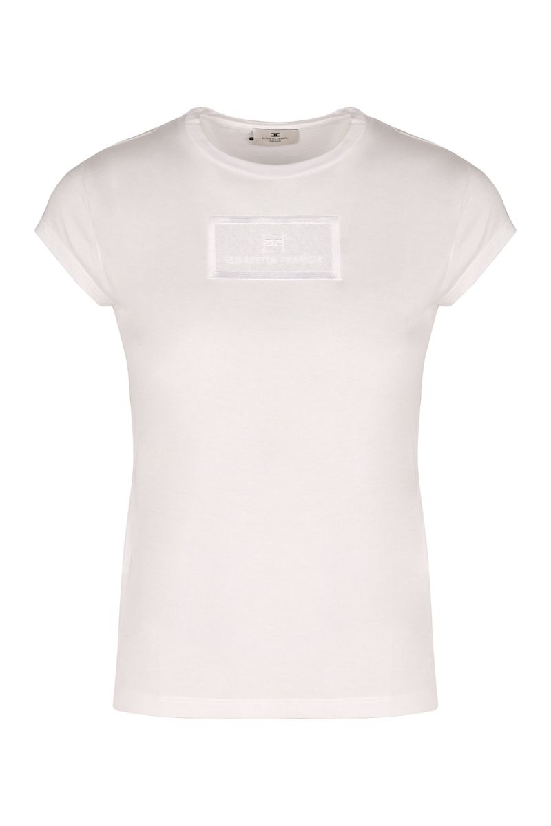 Elisabetta Franchi Logo Print T-Shirt