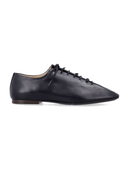 Lemaire Souris Flat Nappa Derbies Black