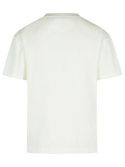 Palm Angels White Cotton T-Shirt