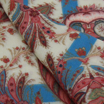 Etro Red And Beige Wool Scarves