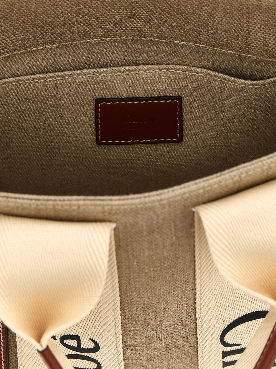 Chloé Woody Small Canvas Tote