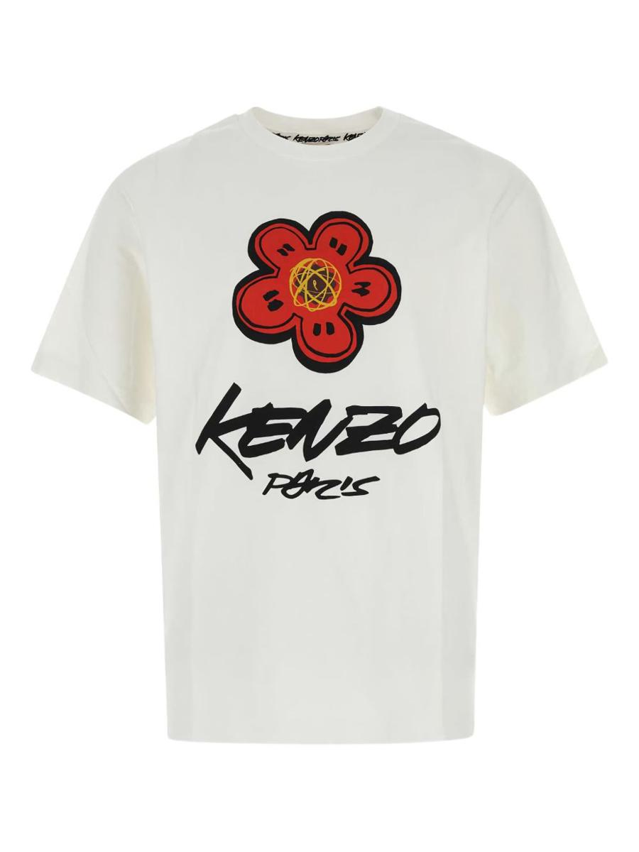 Kenzo Futura Logo Cotton T-Shirt