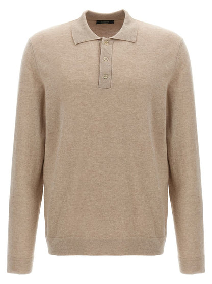 Zanone Cashmere Wool Polo Shirt