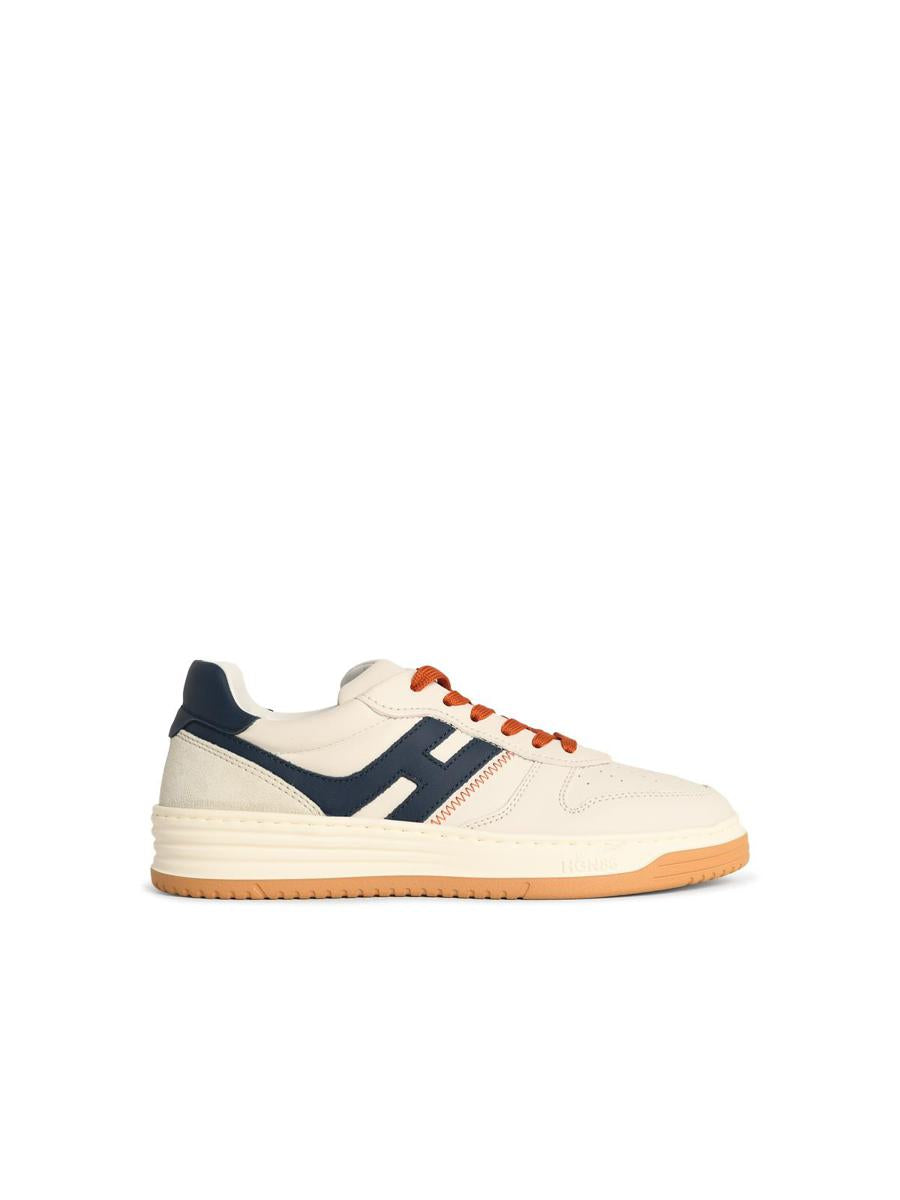 Hogan 'H630' White Leather Sneakers