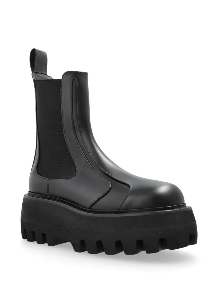Alexander McQueen Black Leather Chelsea Boots