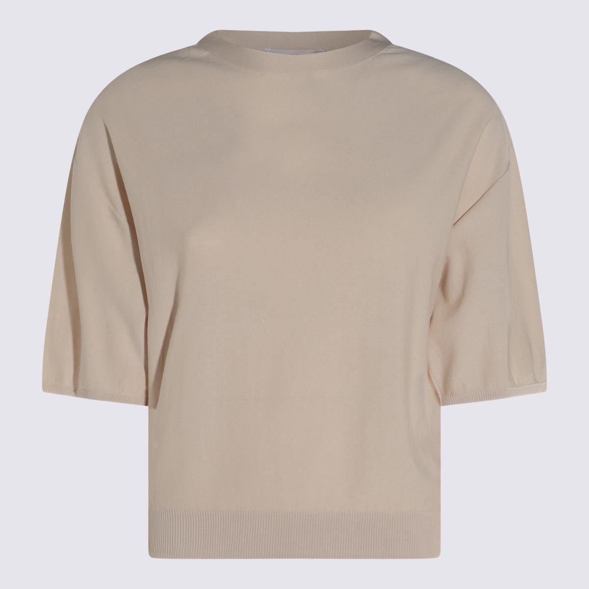 Antonelli Beige Linen T-Shirt
